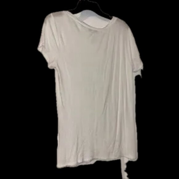 Love J White Crew Neck Tee pocket front cotton modal soft ! - Picture 6 of 9